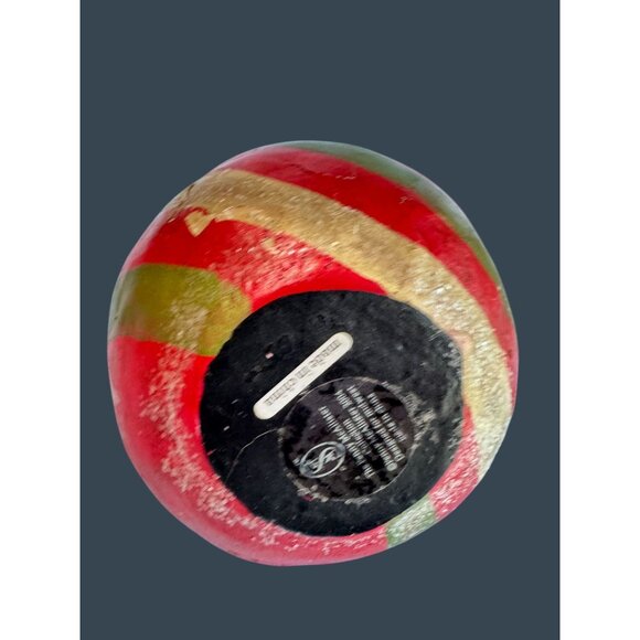 2004 Penny Mcallister Paper Mache Girl on Ornament Christmas Figurine Folk Art - Picture 8 of 8